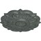Ekena Millwork Deria Ceiling Medallion (Fits Canopies up to 6"), 20 1/4"OD x 1 1/2"P, Athenian Green Crackle CM20DRAGC - alternate 2